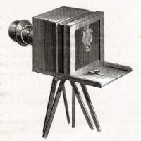 illustration of the camera obscura; illustration der camera obscura; wichtig für die geschichte der fotografie; important for the story of photography